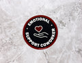 Emotional Support Co-Worker Sticker
