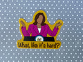 Kamala Harris What, like it's hard Sticker, Feminist Sticker, Funny Political Sticker, Cat Mom Sticker