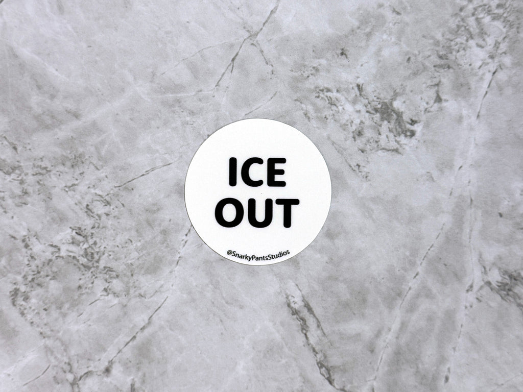 ICE Out Sticker