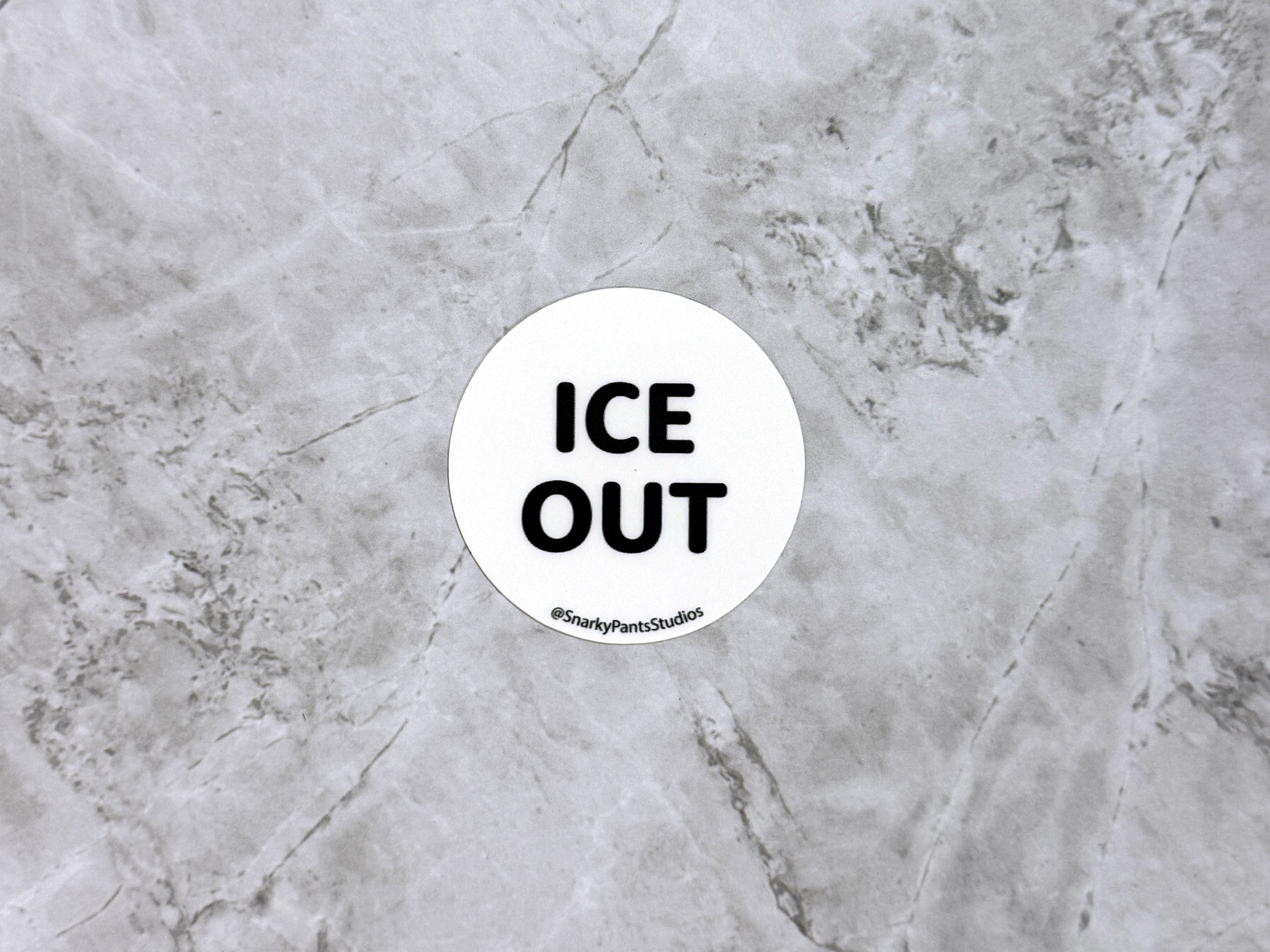 ICE Out Sticker