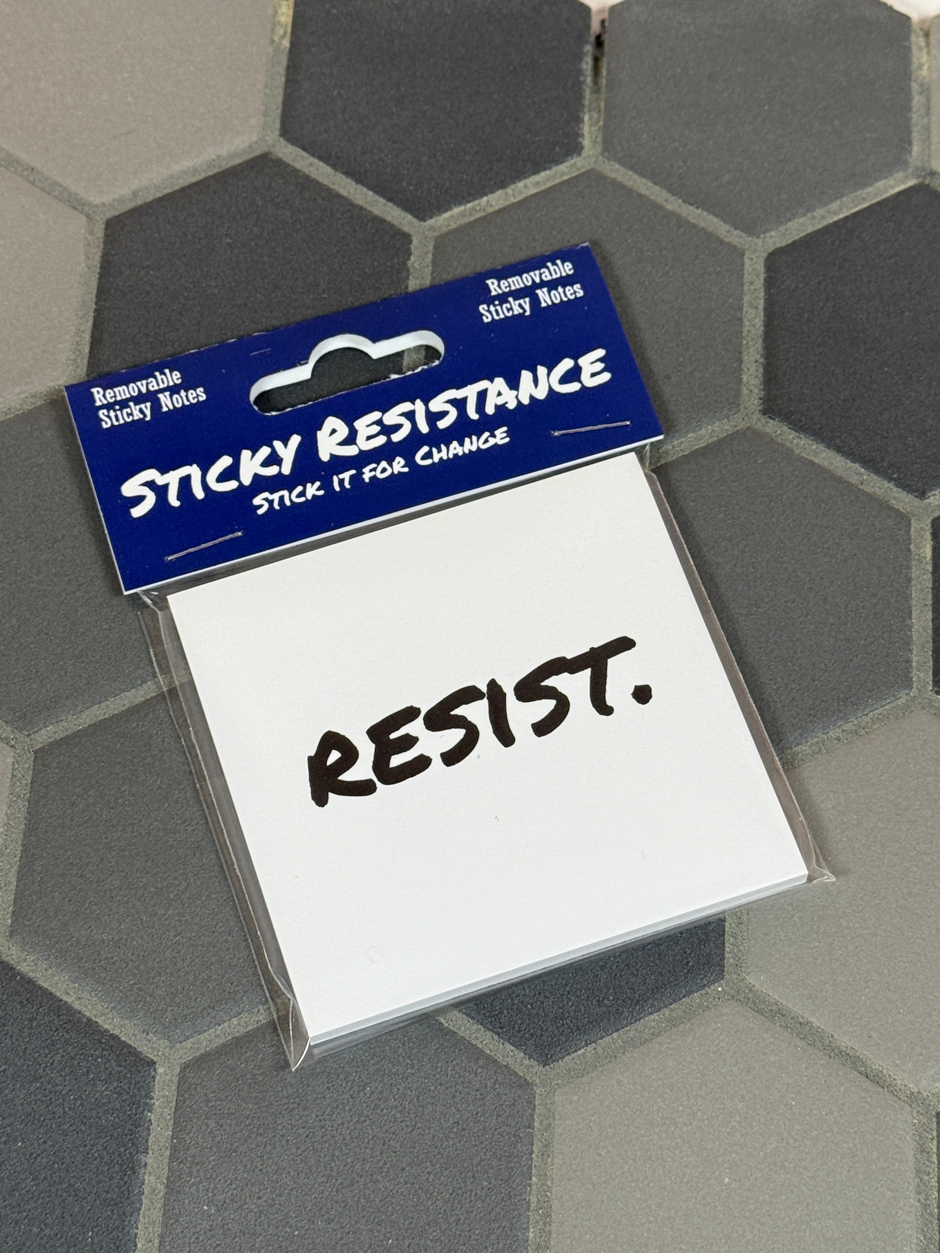 Resist Sticky Notes, Sticky Resistance Post-It Notes