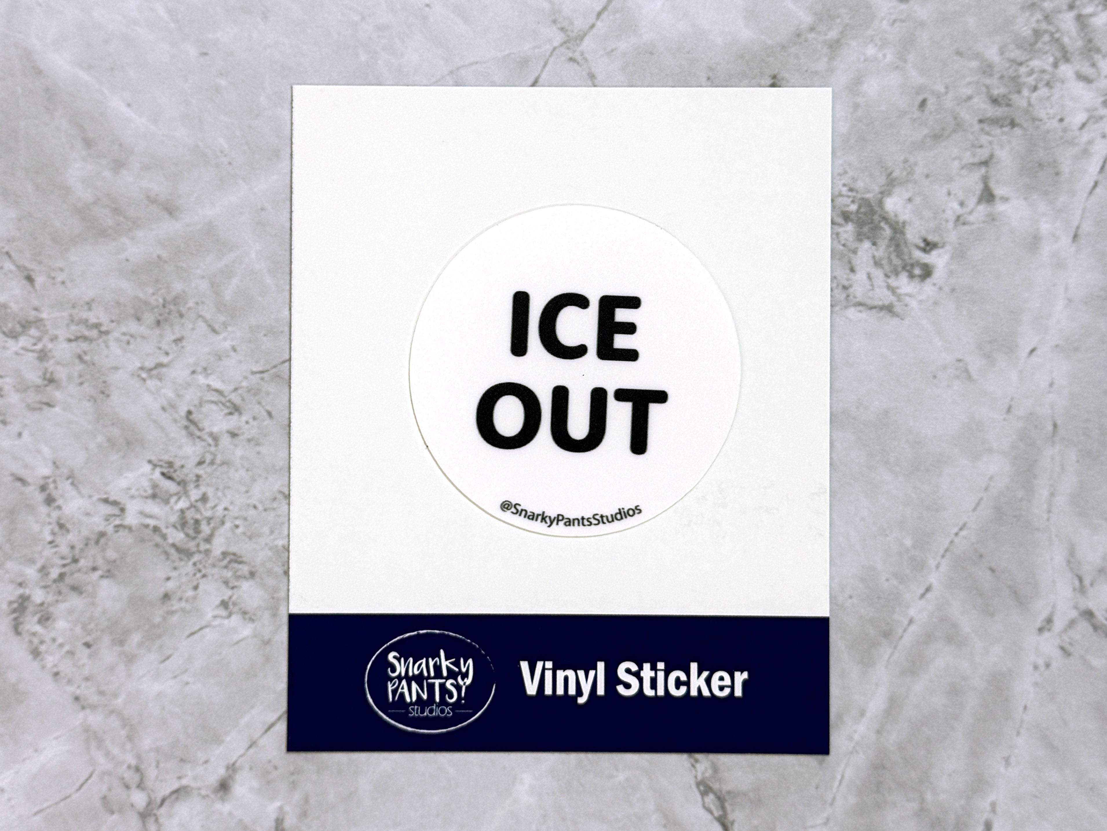 ICE Out Sticker