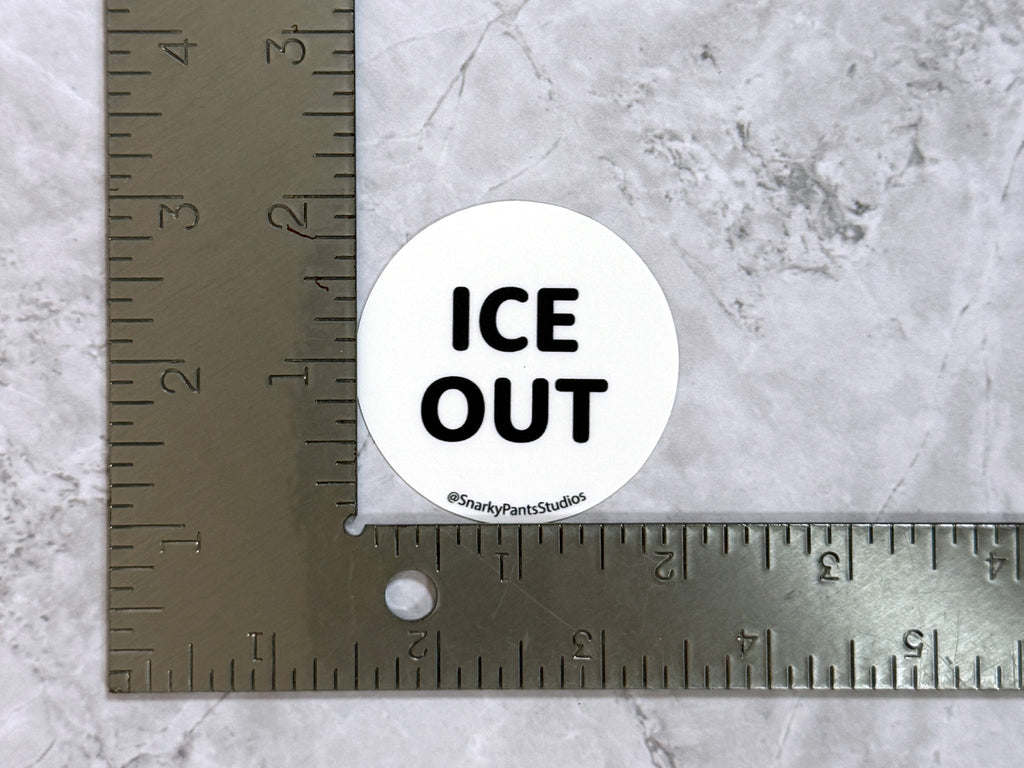 ICE Out Sticker