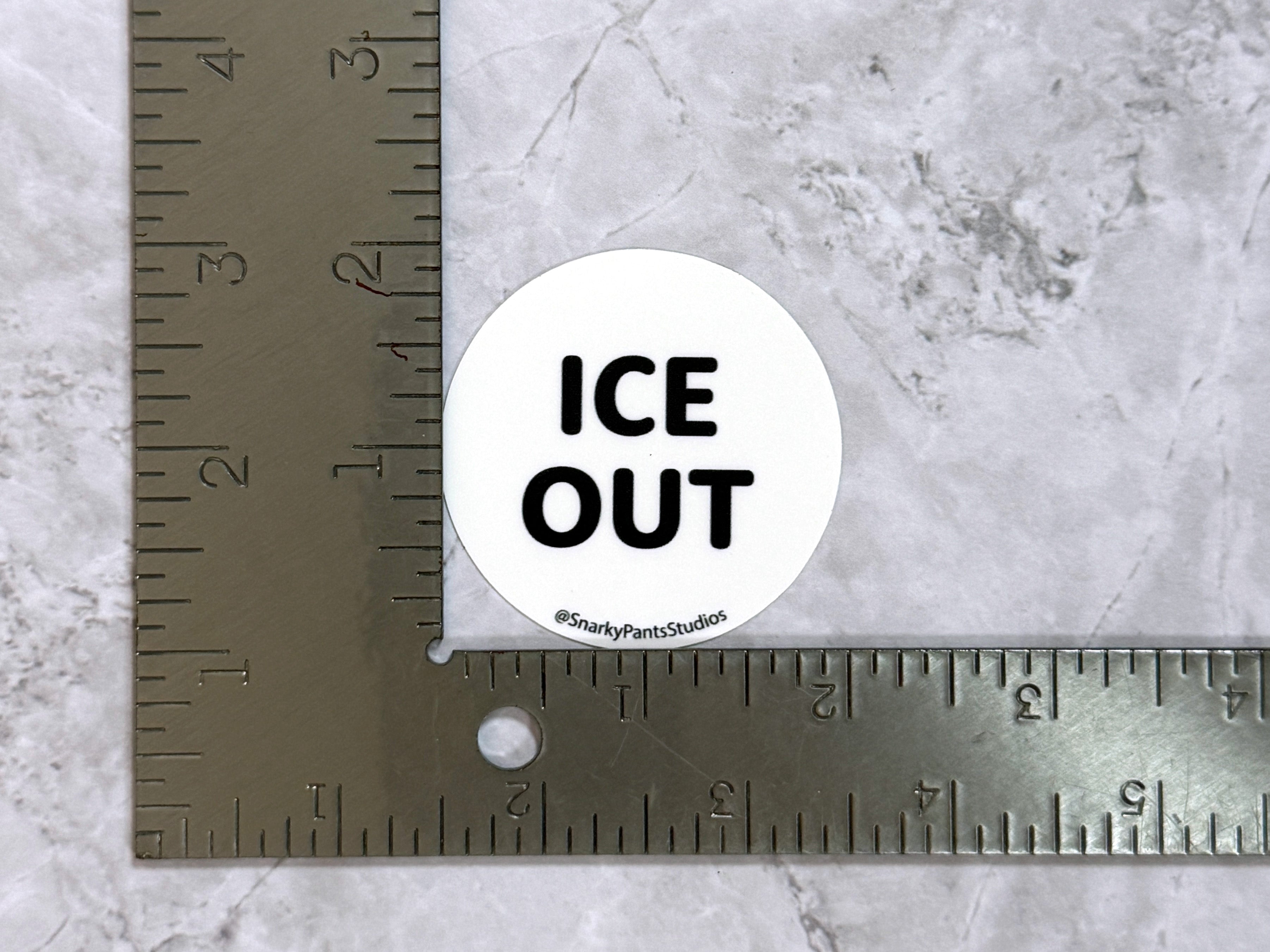 ICE Out Sticker