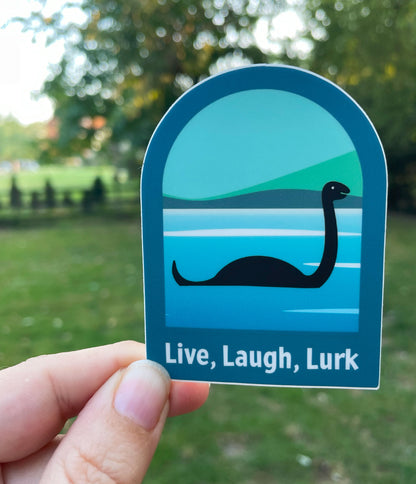 Live, Laugh, Lurk Sticker