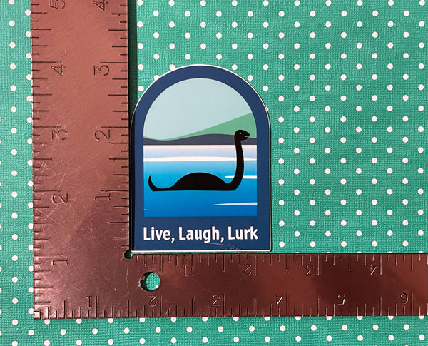 Live, Laugh, Lurk Sticker