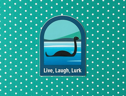 Live, Laugh, Lurk Sticker