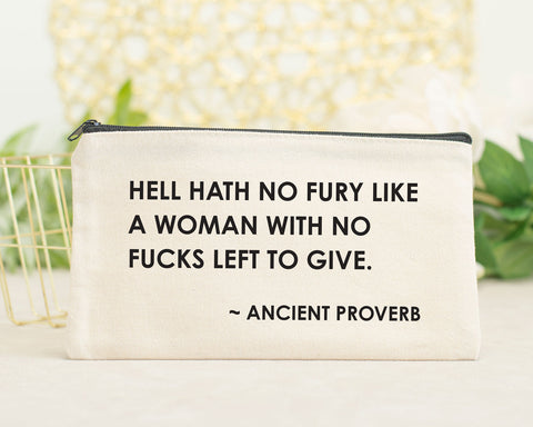 Ancient Proverb Pouch