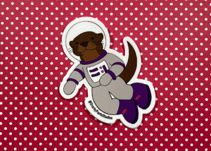 Space Otter Sticker