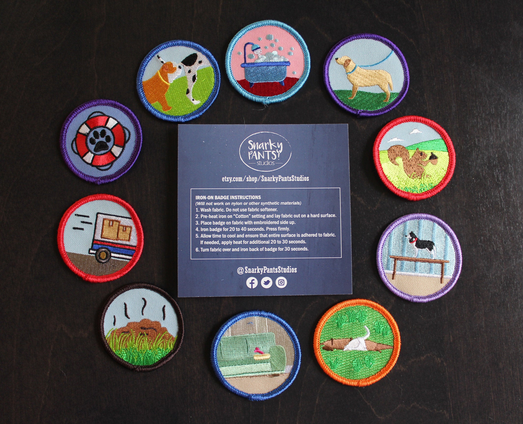 Rescued Me - Teal, Pet Achievement Badge