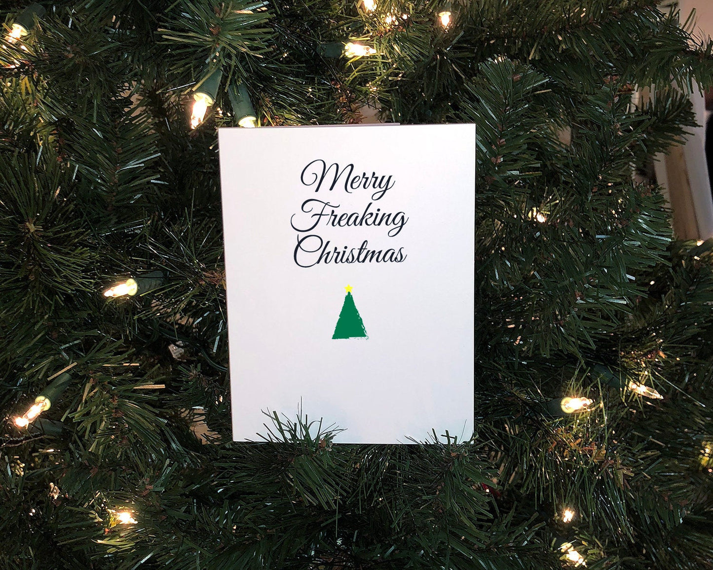 Merry Freaking Christmas, Christmas Card, Holidays Card, Snarky, Funny, Mature