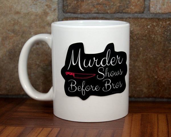 Murder Shows Before Bros Sticker, My Favorite Murder, True Crime Fans, Gifts, Laptop Sticker