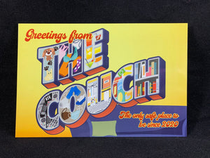 Greetings from the Couch Postcard, Social Distancing, Card, Pandemic, 2020, Funny Postcard
