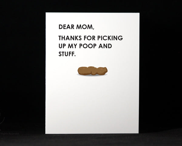 Mother's Day Card, Anytime Card, Dog Mom Card, Cat Mom Card, Funny Card, Snarky Card