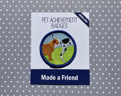 Made a Friend,  Pet Achievement Badge