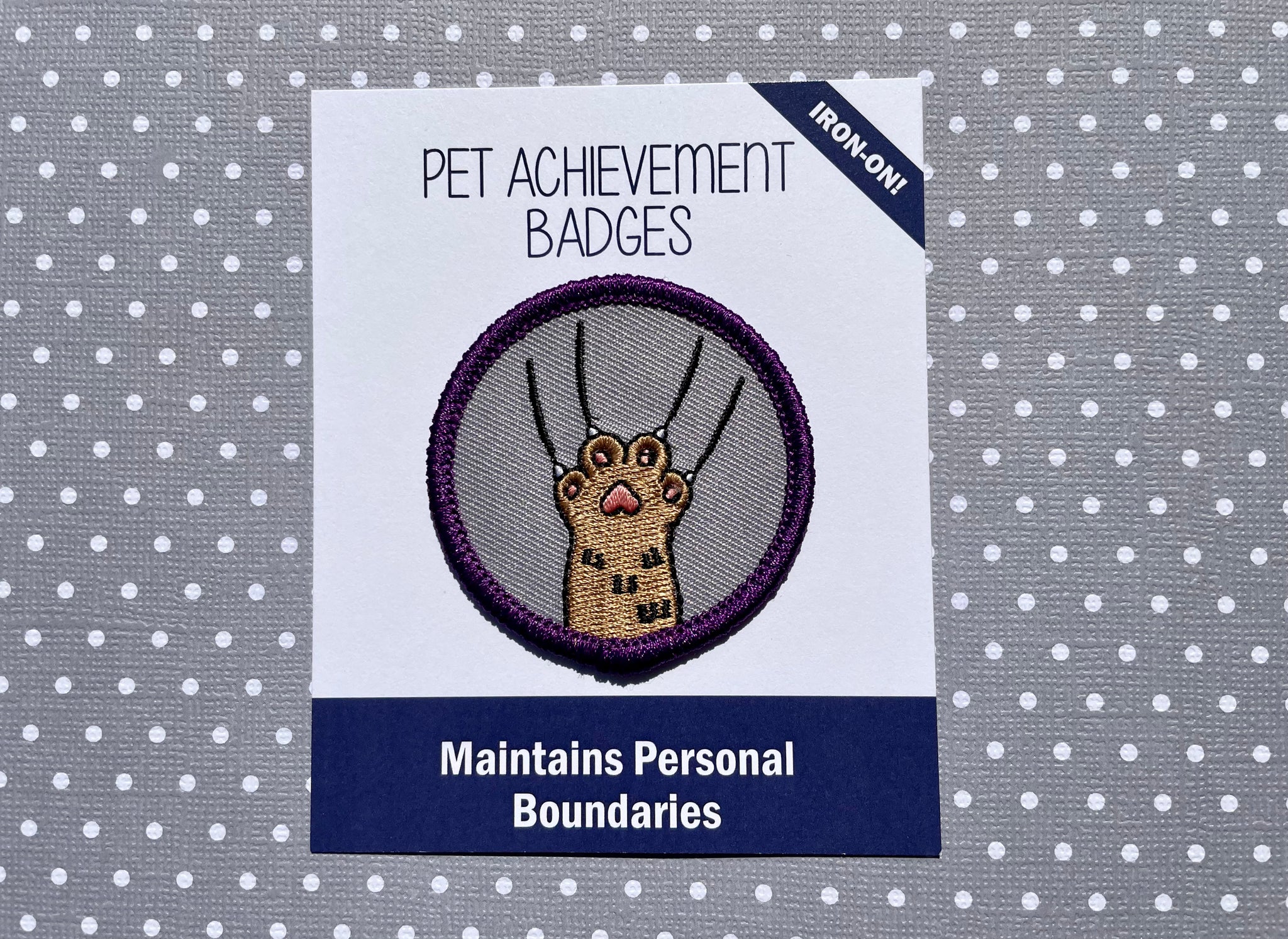 Maintains Personal Boundaries, Pet Achievement Badge