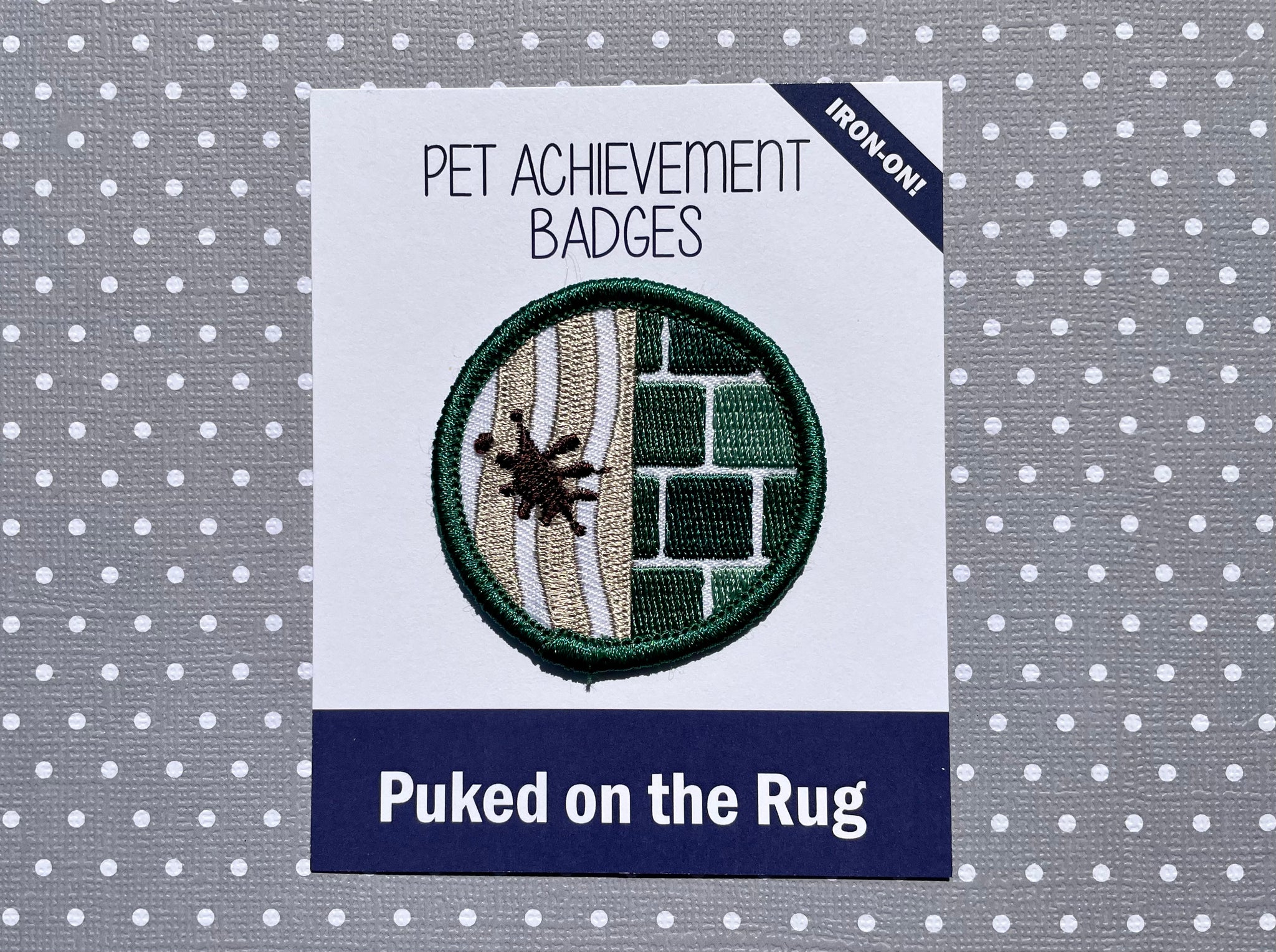 Puked on the Rug, Pet Achievement Badge