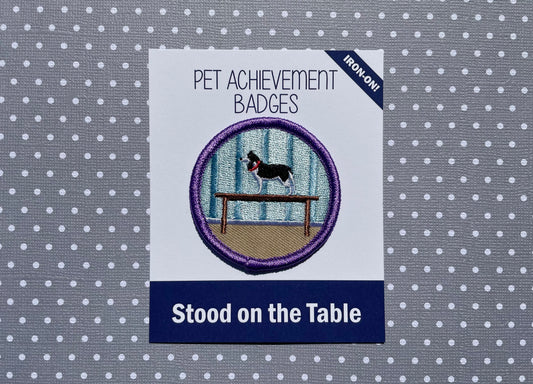 Stood on the Table, Pet Achievement Badge